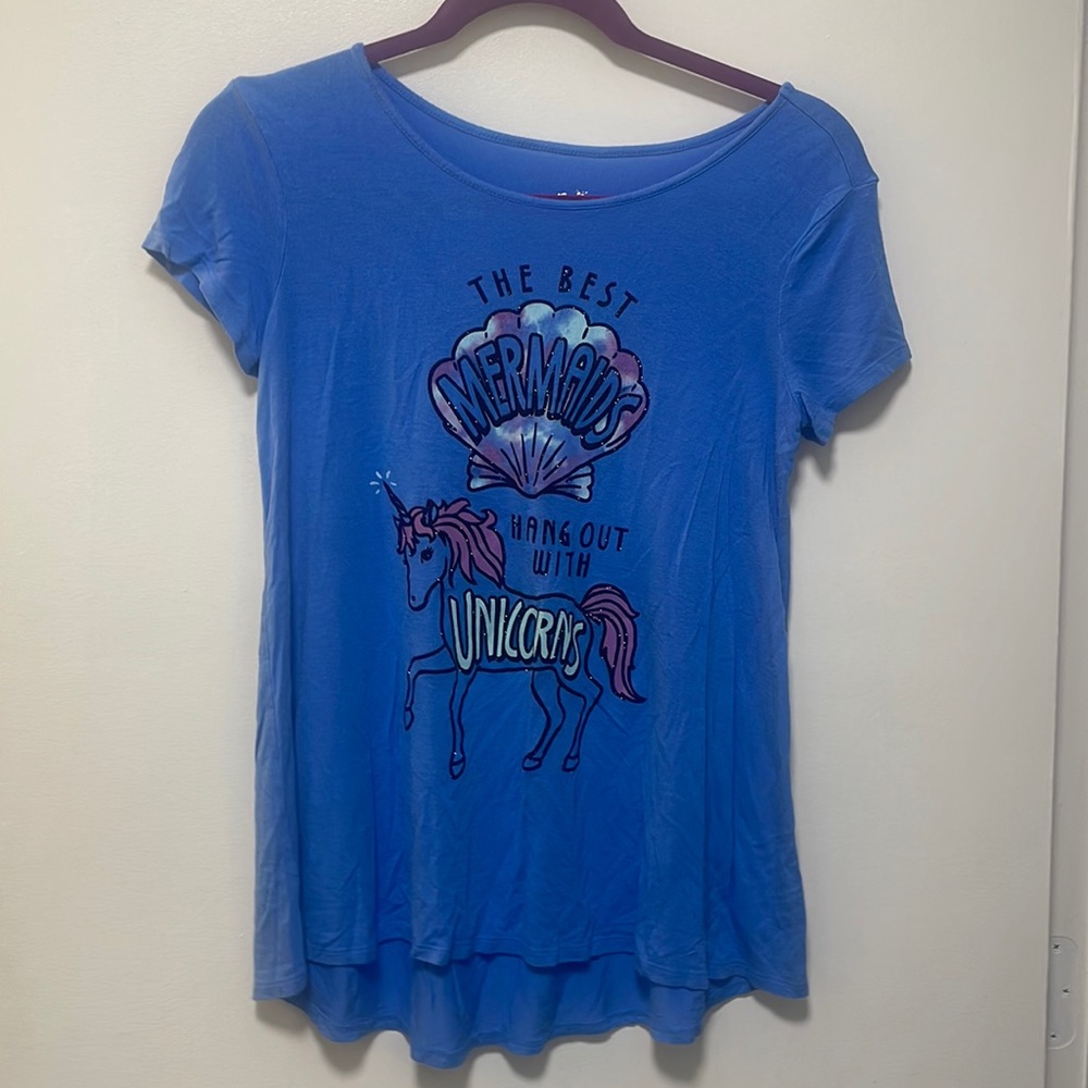 Girls Justice short sleeve top size 10/12 plus